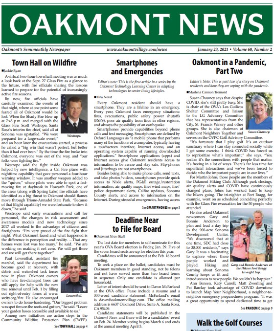 Newspaper Oakmont Village