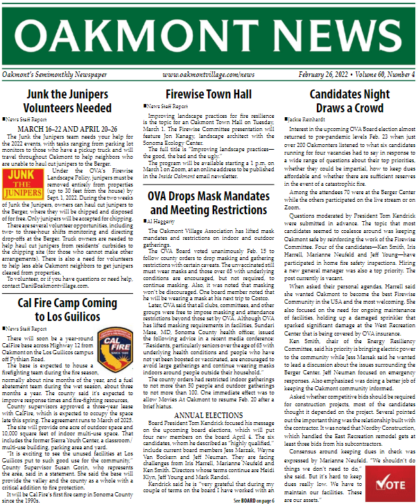 Newspaper Oakmont Village